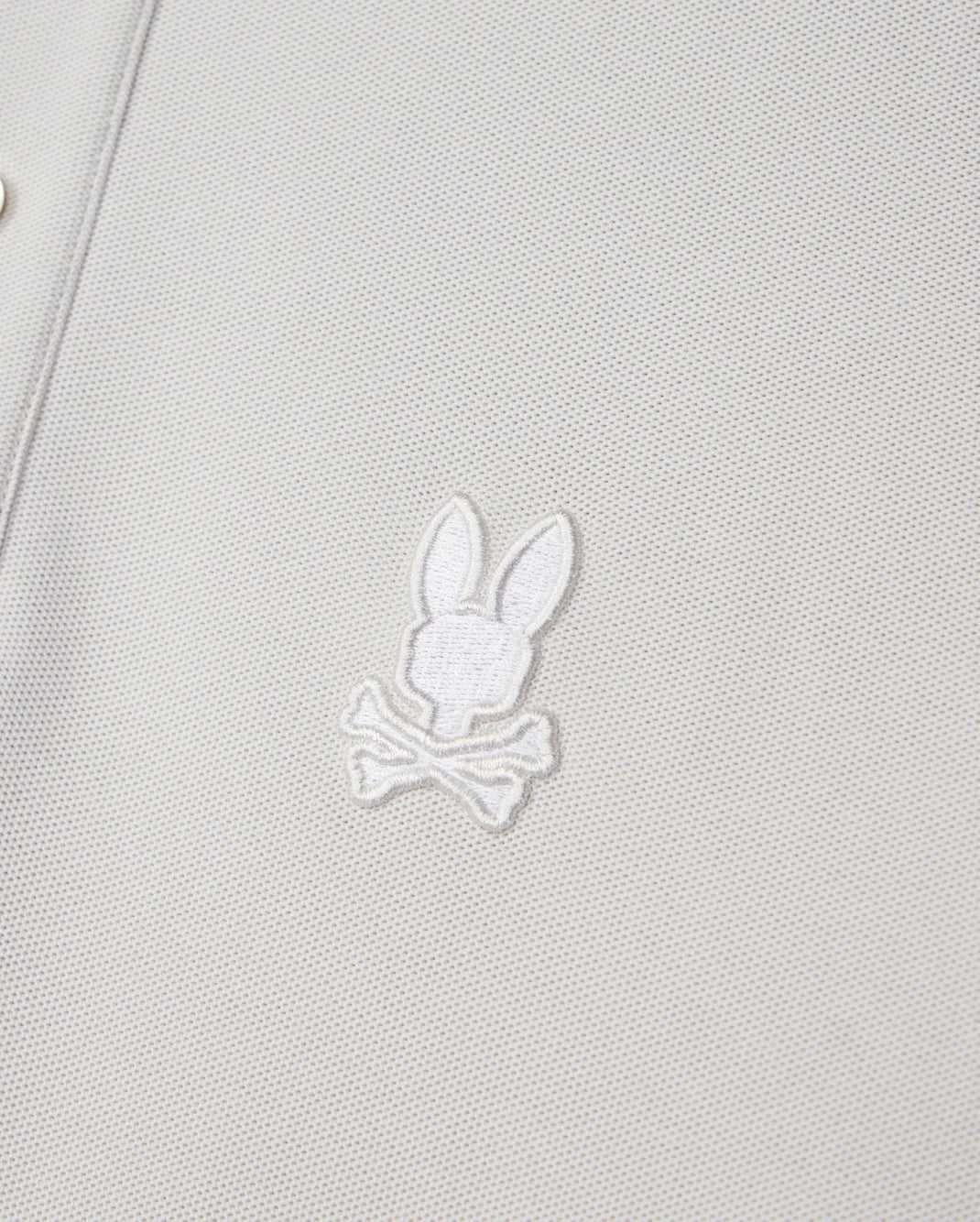 Polos Psycho Bunny Houston Pique Polo Shirt Pearl Homme | TET-99910071